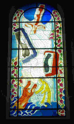 Altarraum Südseite: St. Petrus-Fenster