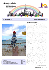 Unser aktueller GEMEINDEBRIEF zum Download