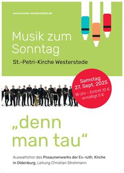 Plakat Musik zum Sonntag September 2025