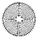 Darstellung eines kreisrunden Labyrinths